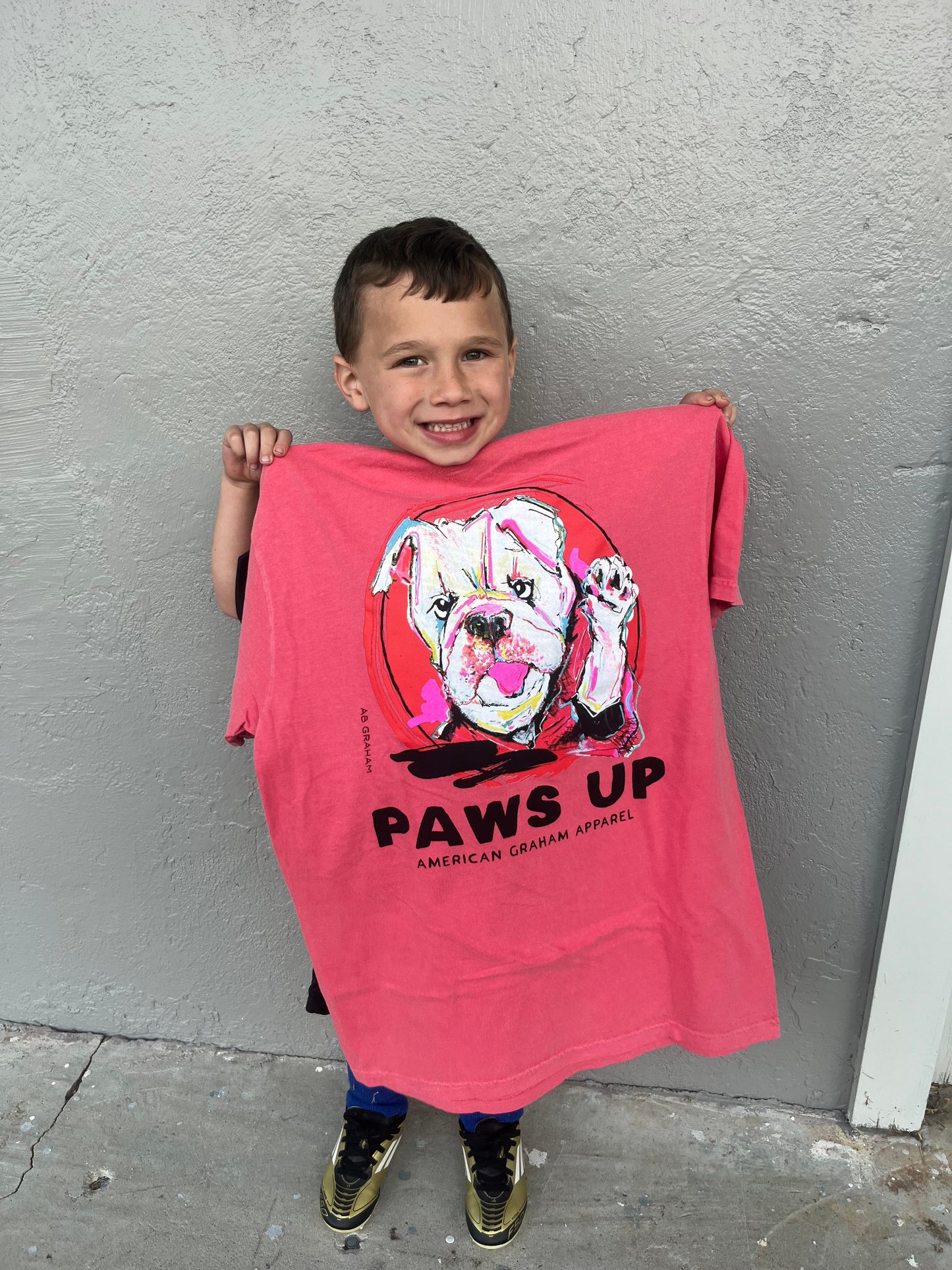 Paws Up Bulldog Shirt